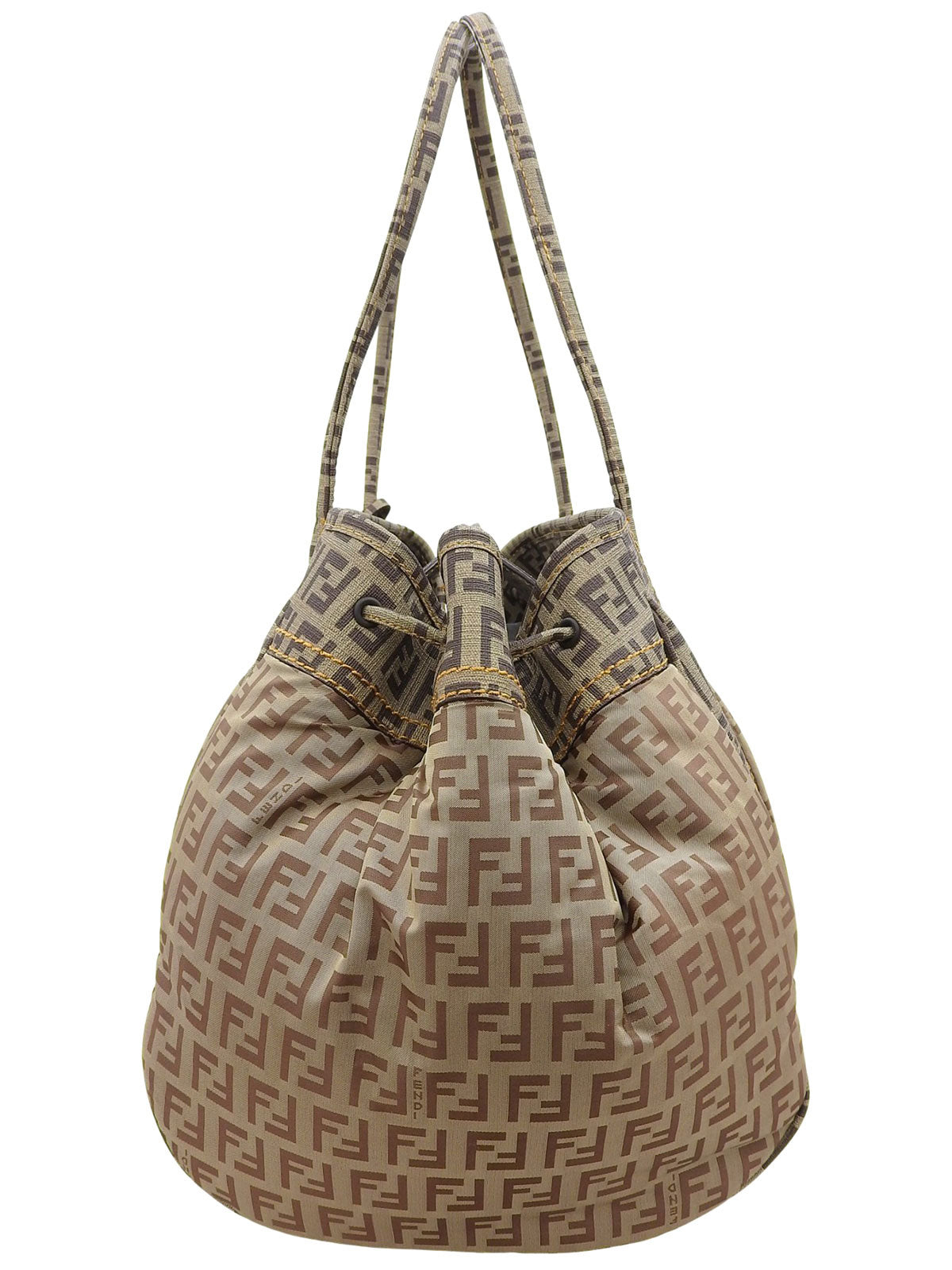 FF Zucchino Pattern Tote Bag, Beige