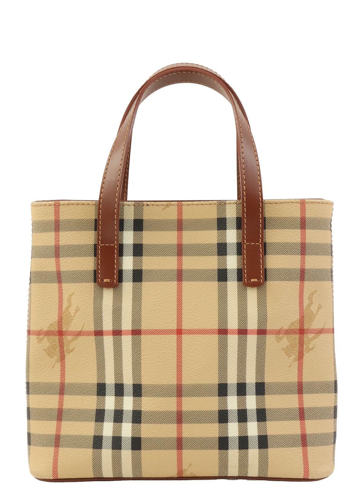 Nova Check Pattern Handbag in Beige