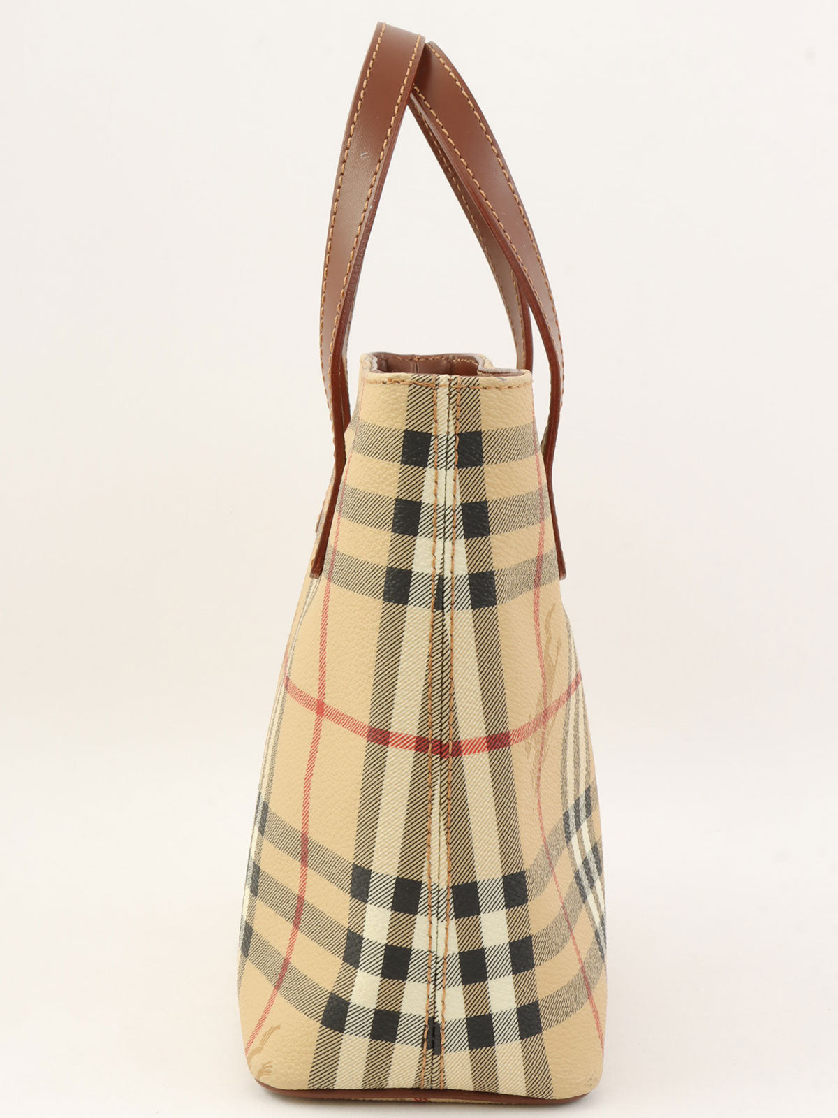 Nova Check Pattern Handbag in Beige