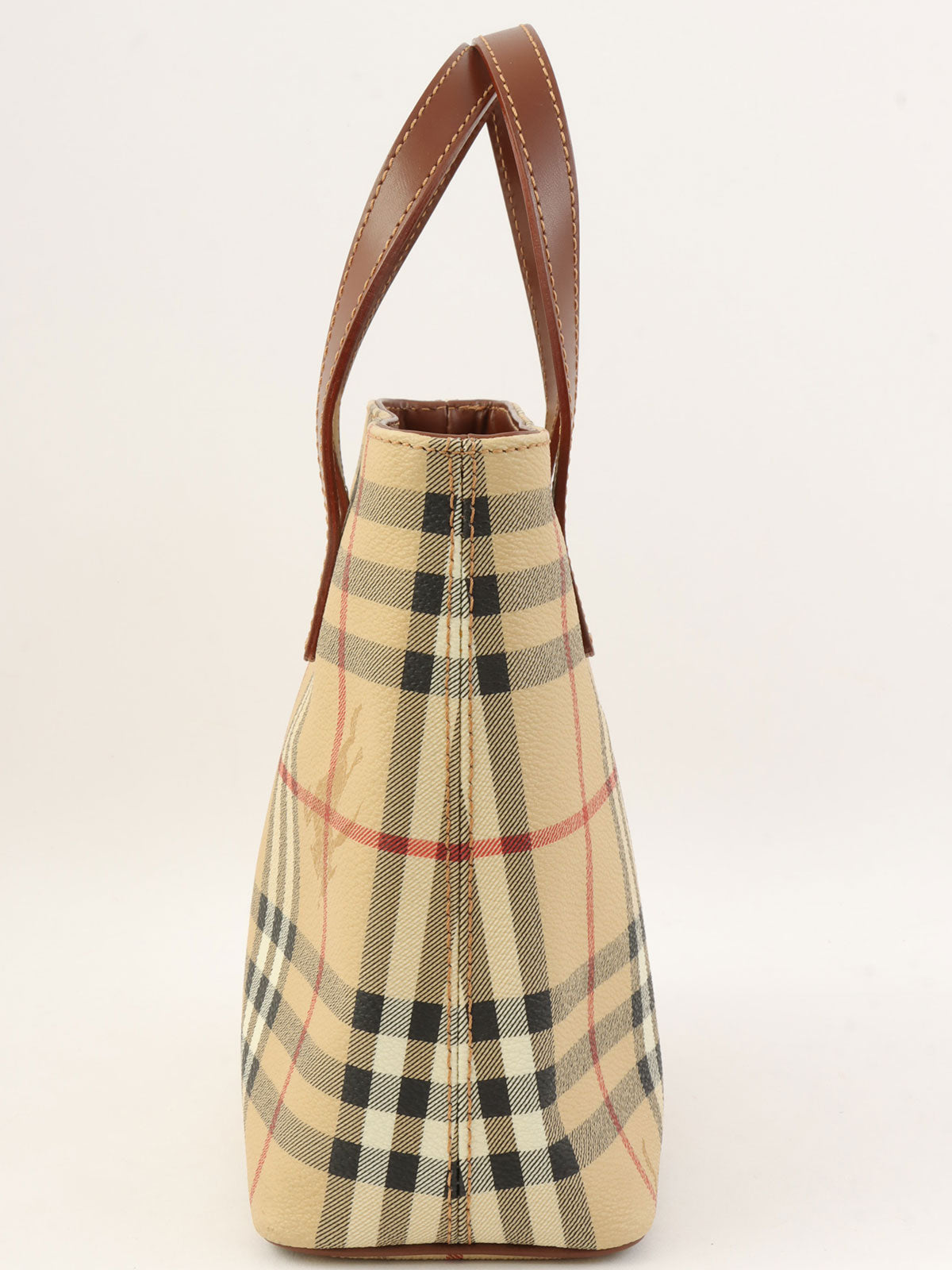 Nova Check Pattern Handbag in Beige