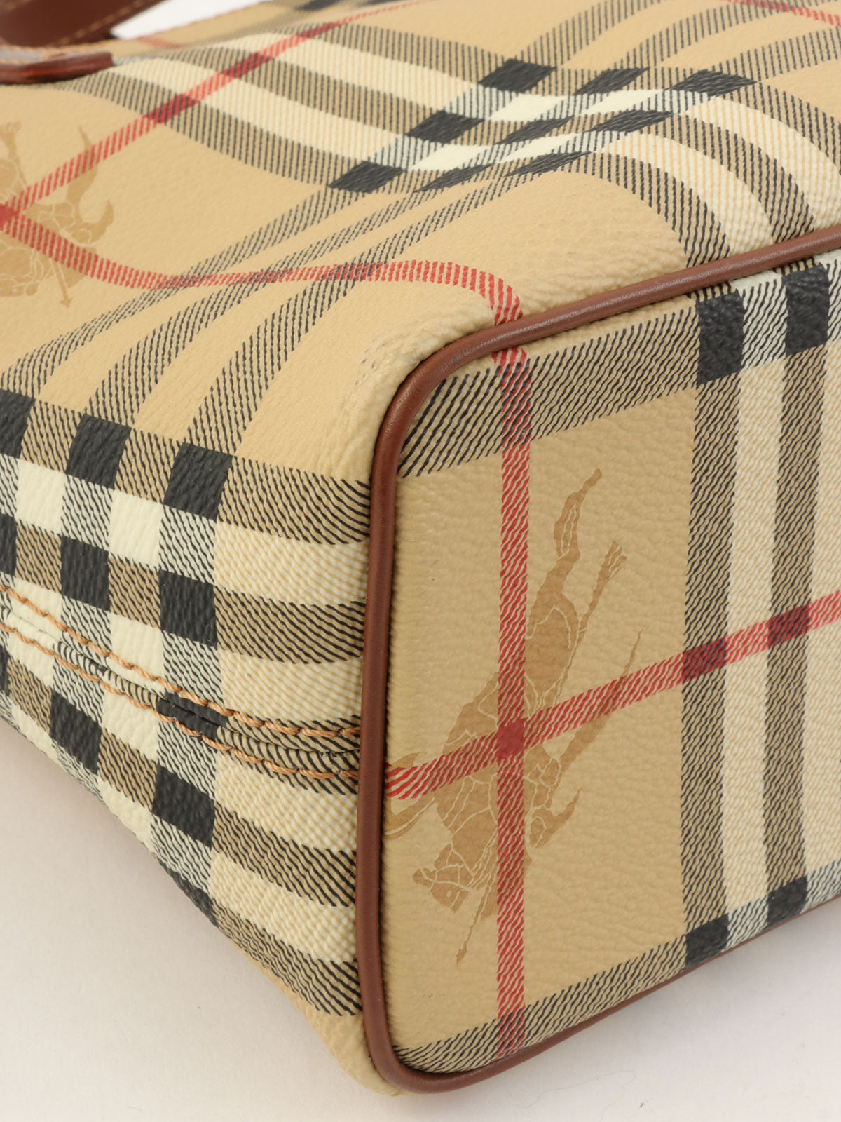 Nova Check Pattern Handbag in Beige