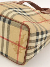 Nova Check Pattern Handbag in Beige