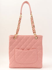 2003年鱼子酱纹PST手提包，粉色