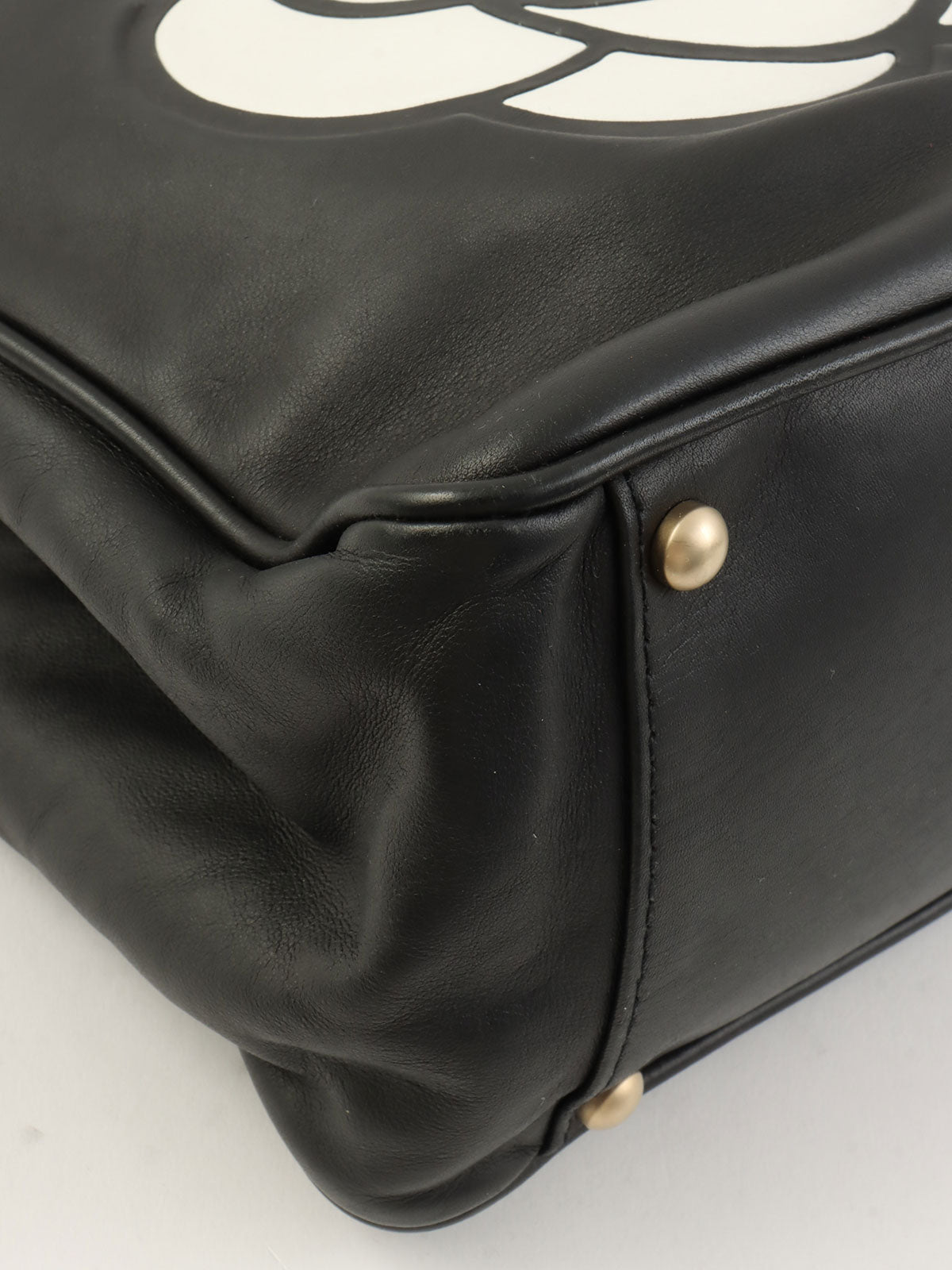 Camellia logo tote bag, black, made around 2001