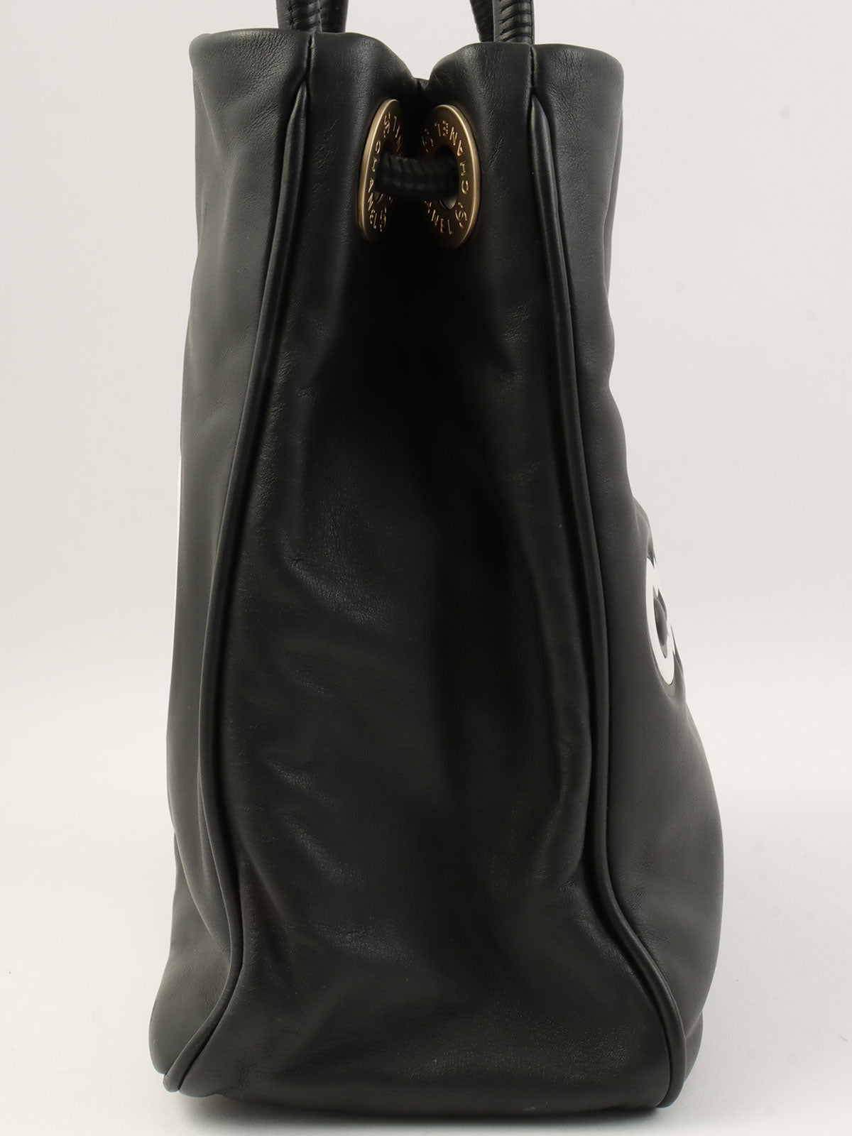 Camellia logo tote bag, black, made around 2001