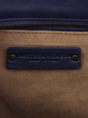 Intrecciato 2-way handbag, navy