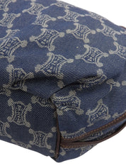 巴黎 Macadam 图案手提包 蓝/棕色