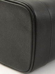 1995年頃製 キャビアスキンCCマークステッチバニティ ブラック