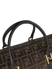 FFズッカパターンハンドバッグ ブラウン