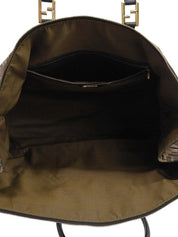 FFズッカパターンハンドバッグ ブラウン