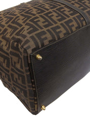 FFズッカパターンハンドバッグ ブラウン