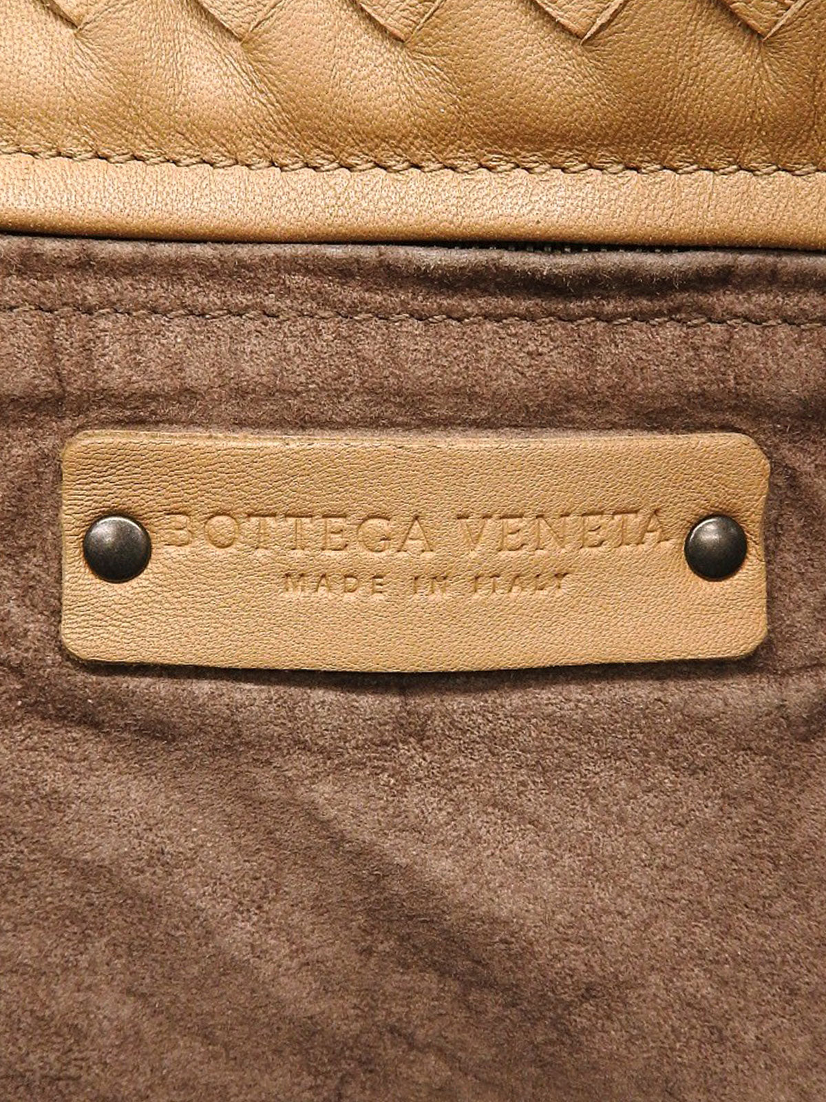 イントレチャートハンドバッグ ベージュ