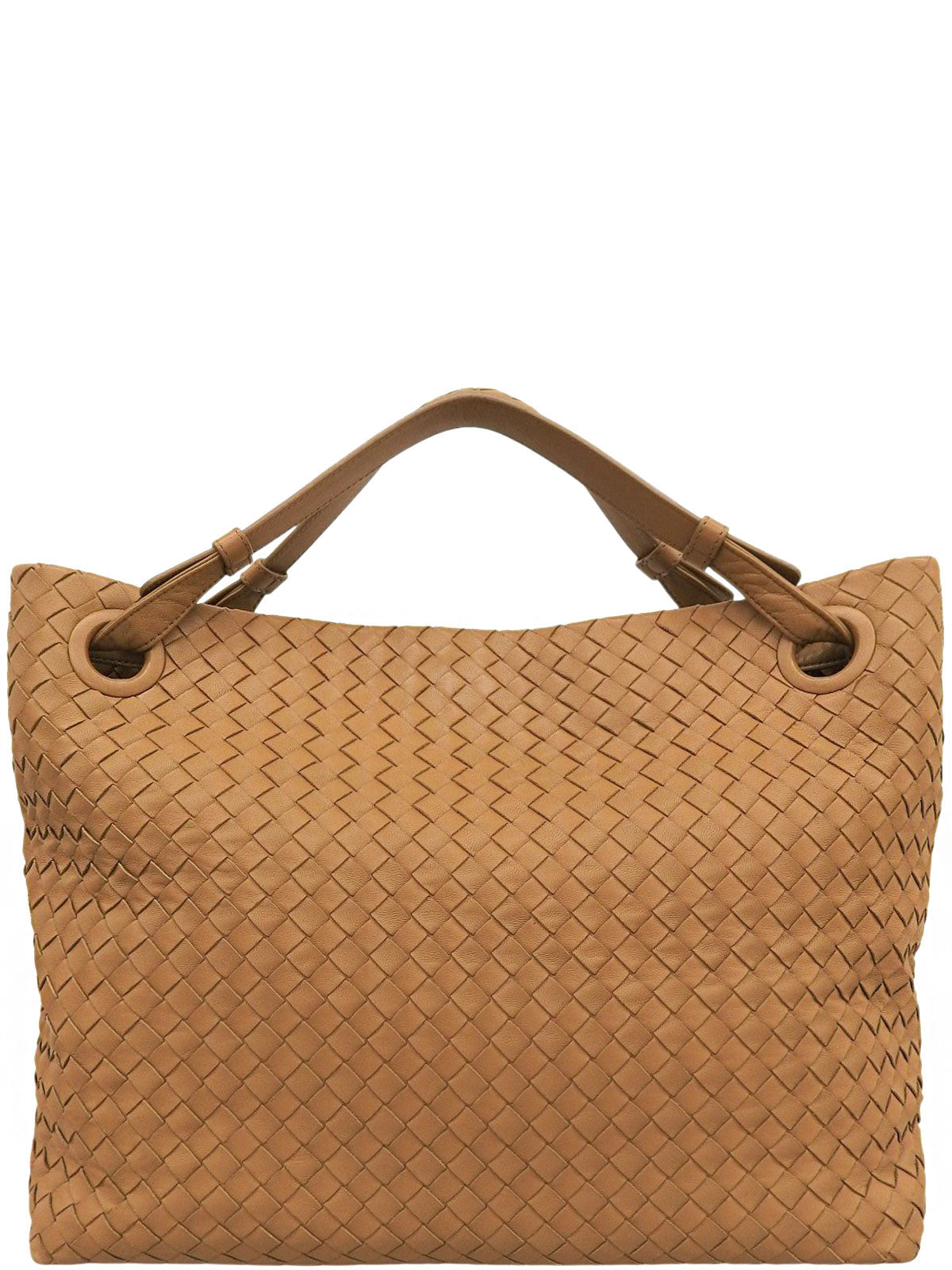 Beige Intrecciato Handbag