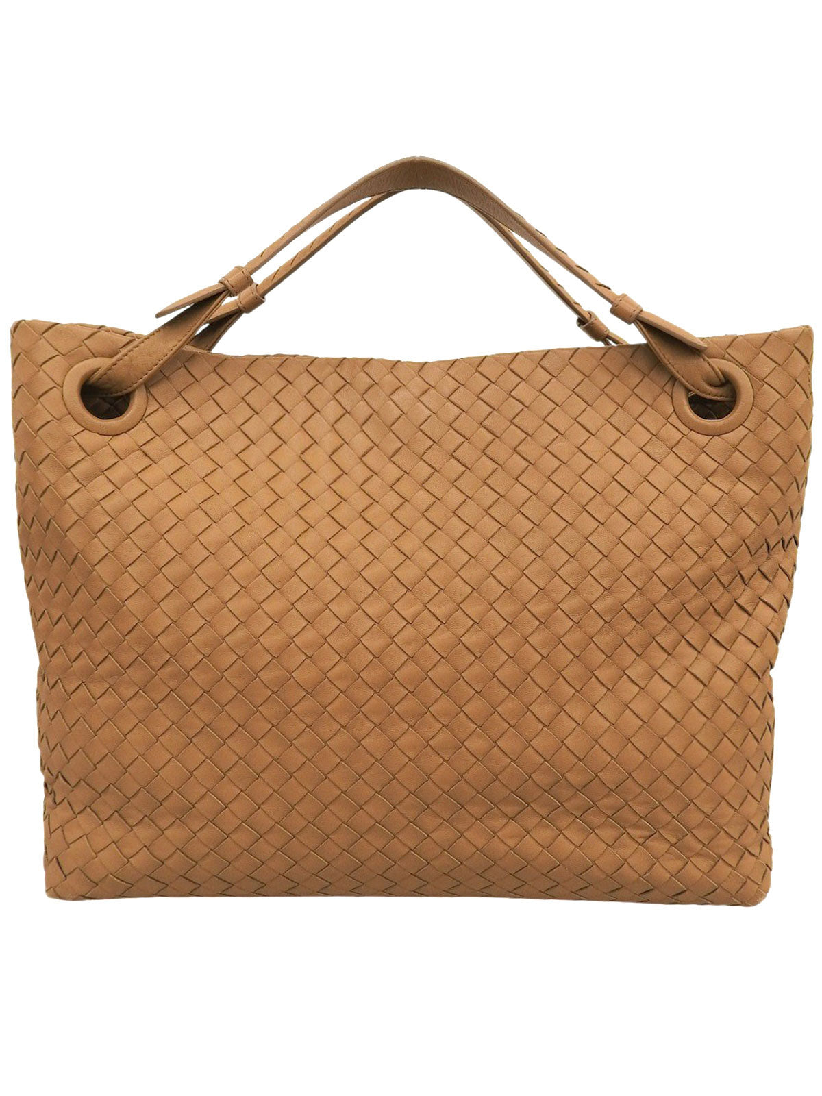 Beige Intrecciato Handbag