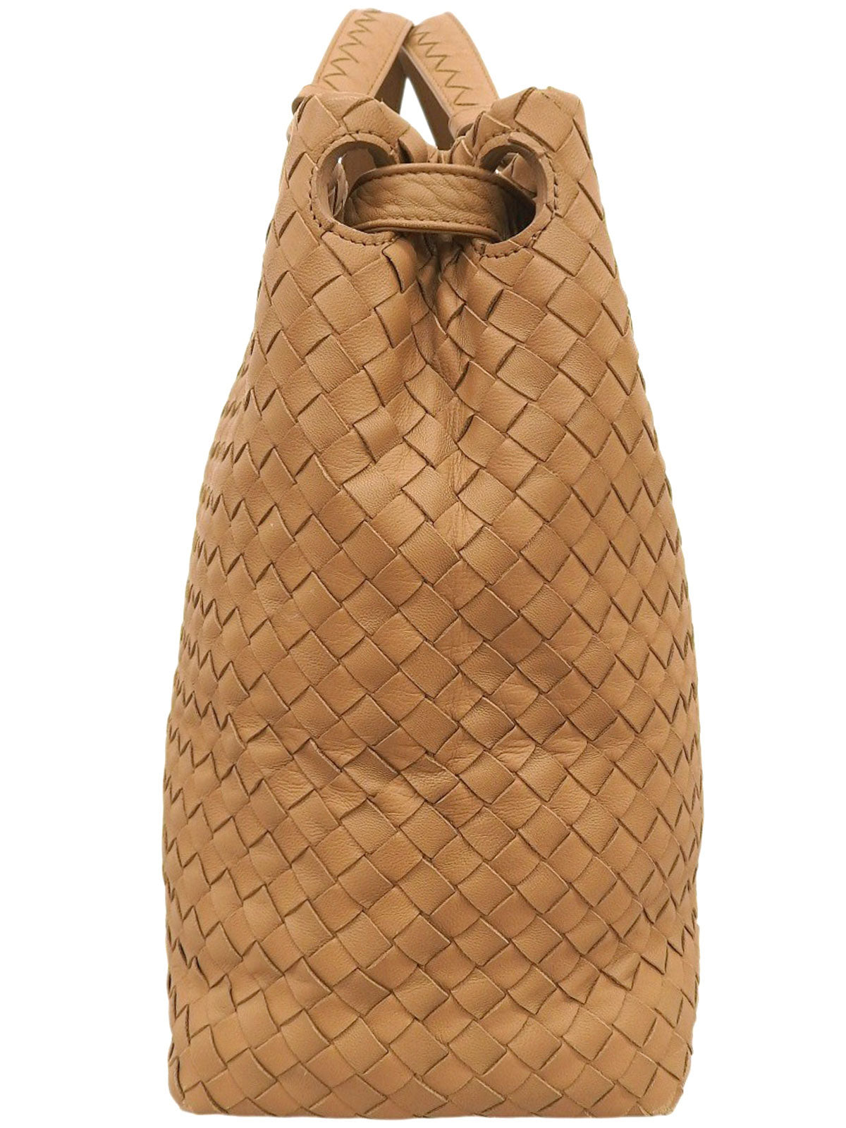 Beige Intrecciato Handbag