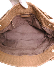 イントレチャートハンドバッグ ベージュ