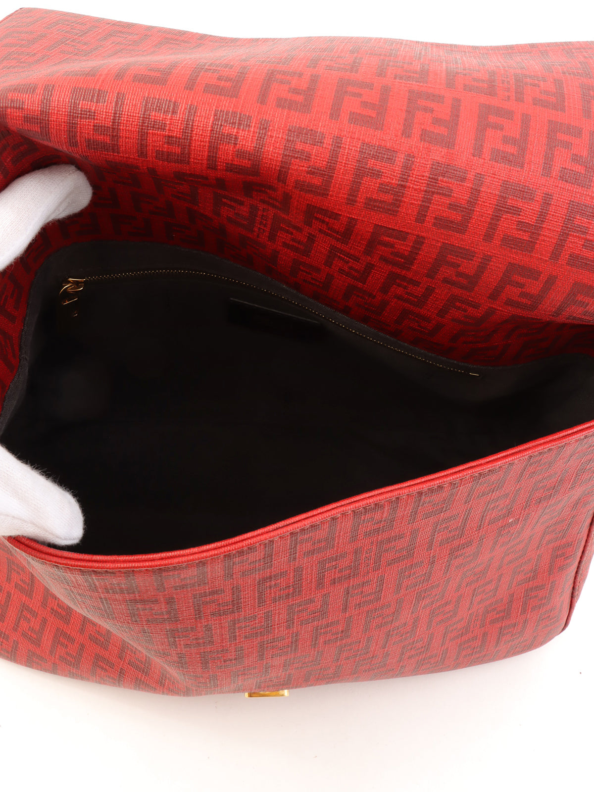 FF Zucchino Pattern Mamma Bucket Red