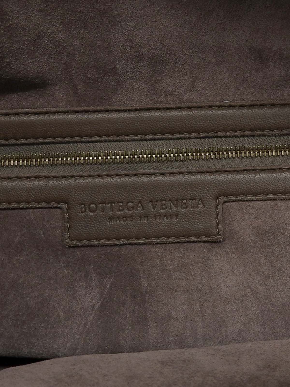 イントレチャートハンドバッグ ブラウン