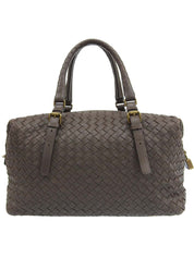 イントレチャートハンドバッグ ブラウン