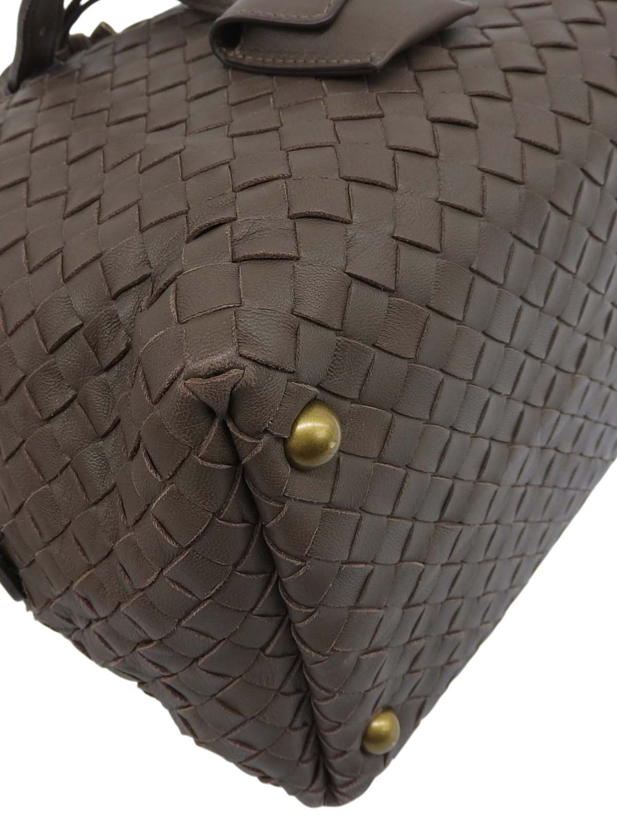 Brown Intrecciato Handbag