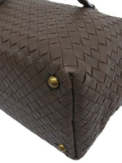 イントレチャートハンドバッグ ブラウン