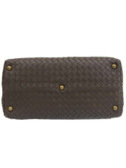 イントレチャートハンドバッグ ブラウン