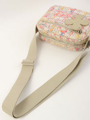 2004年頃製 クローバーチャームショルダーバッグ ベージュ/マルチ