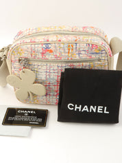 2004年頃製 クローバーチャームショルダーバッグ ベージュ/マルチ