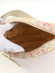 2004年頃製 クローバーチャームショルダーバッグ ベージュ/マルチ