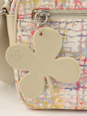 2004年頃製 クローバーチャームショルダーバッグ ベージュ/マルチ