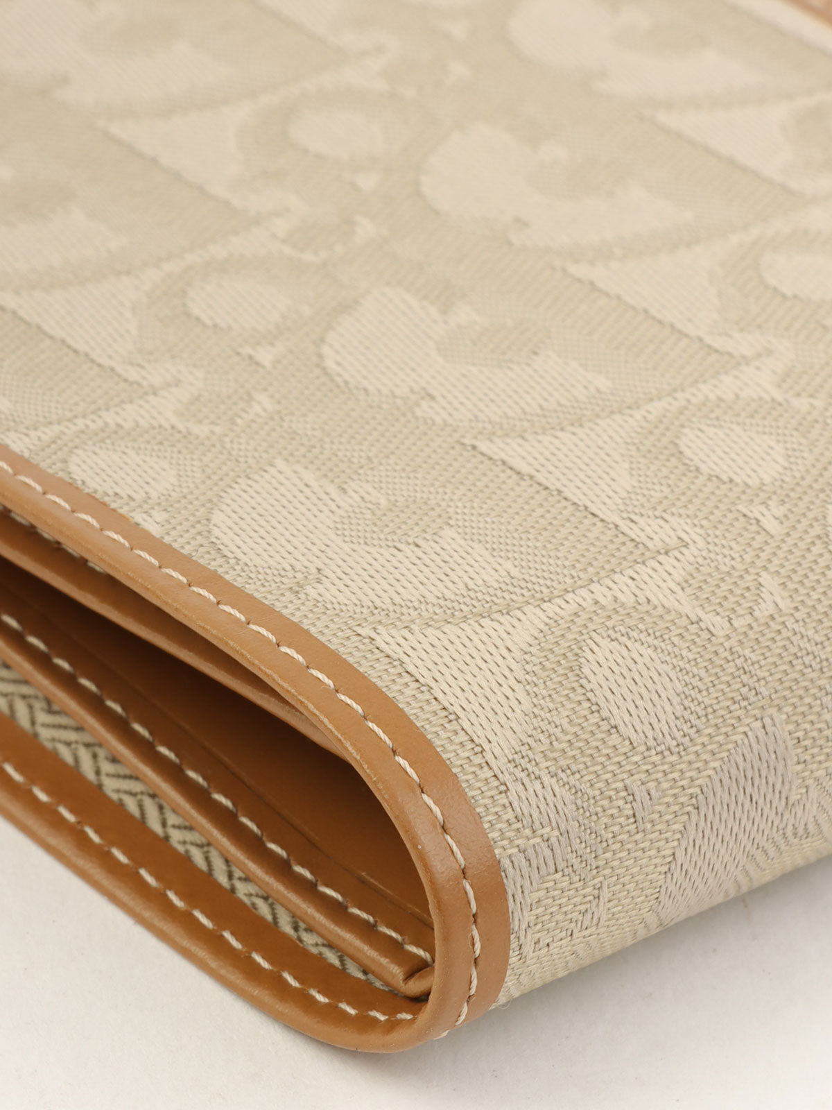 Trotter Pattern Wallet Beige/Brown