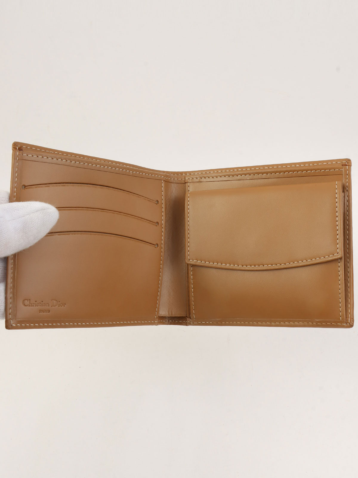 Trotter Pattern Wallet Beige/Brown