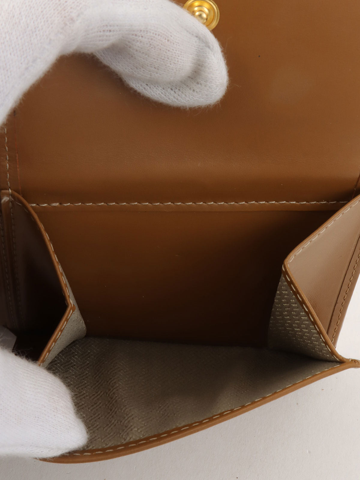 Trotter Pattern Wallet Beige/Brown