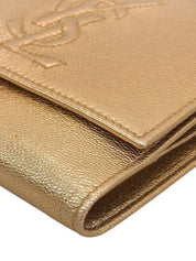 Logo Stitch Wallet Gold