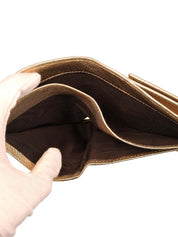 Logo Stitch Wallet Gold