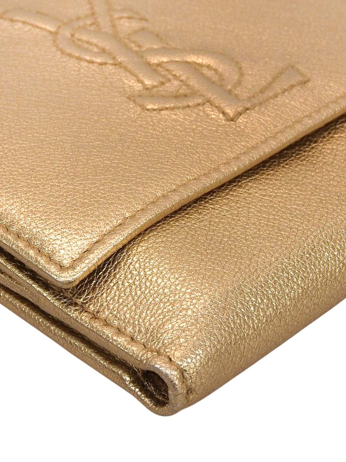 Logo Stitch Wallet Gold