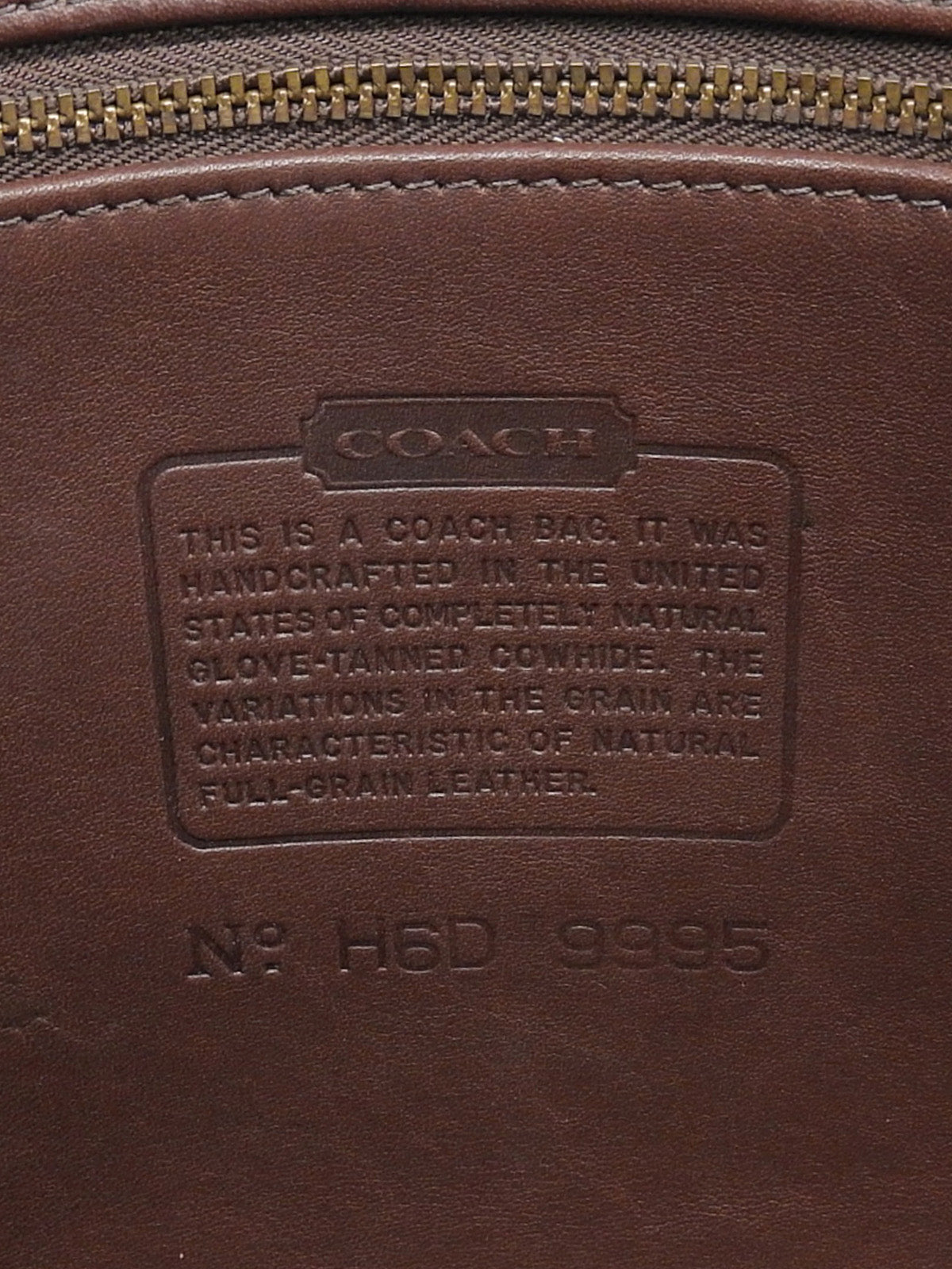 Logo Charm 2-Way Bag Brown