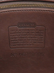 Logo Charm 2-Way Bag Brown