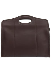 Logo Charm 2-Way Bag Brown