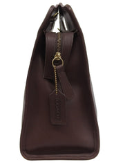 Logo Charm 2-Way Bag Brown