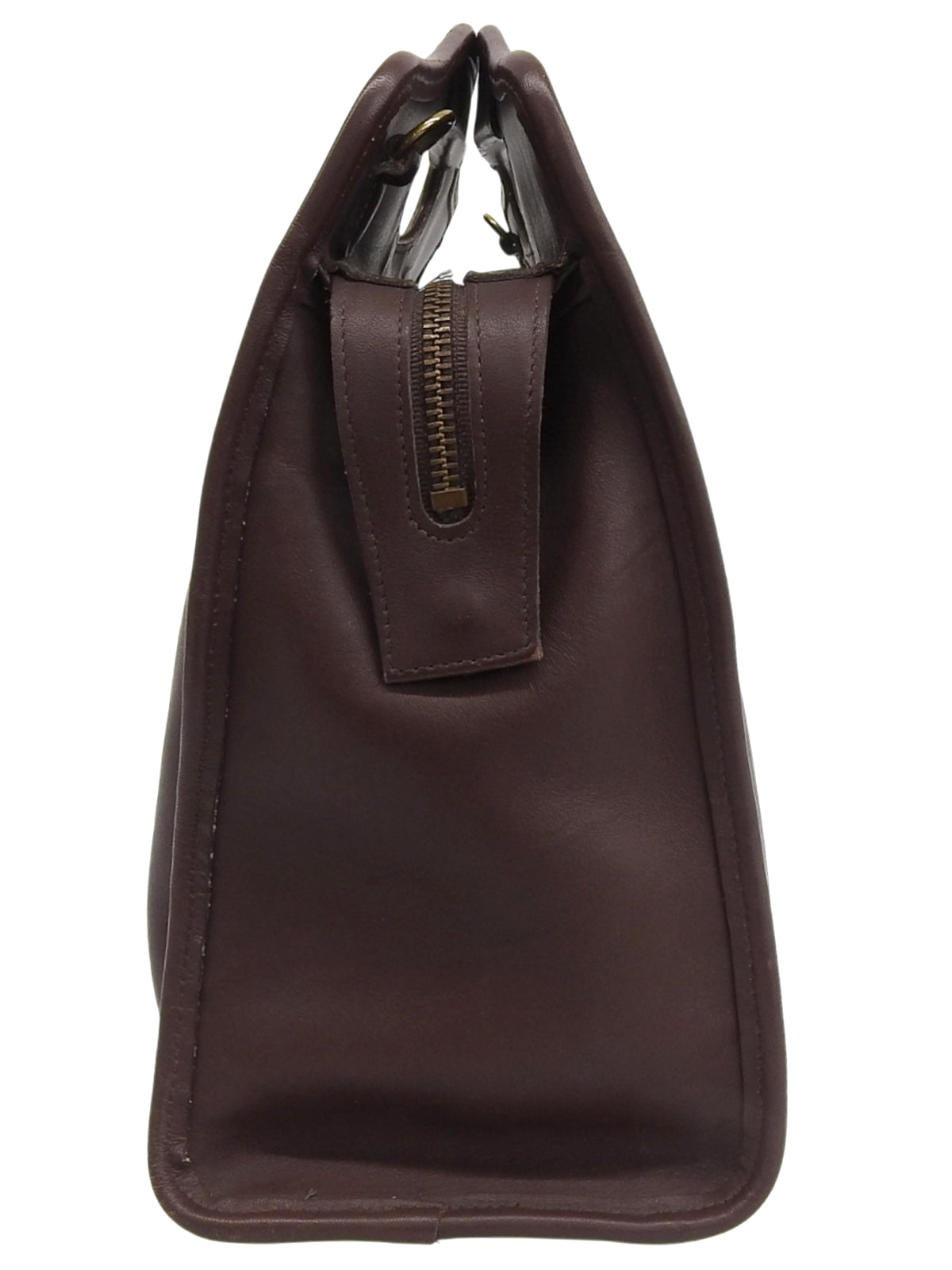 Logo Charm 2-Way Bag Brown