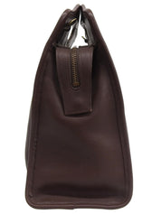 Logo Charm 2-Way Bag Brown