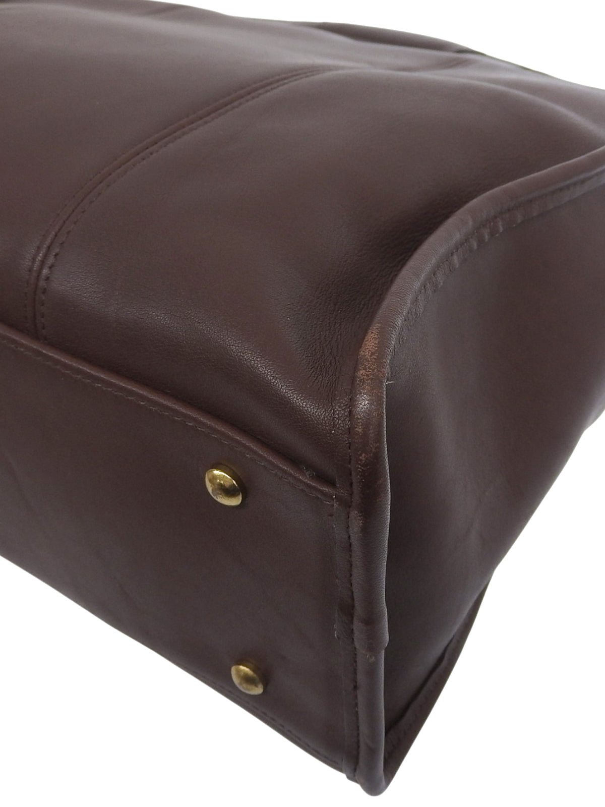 Logo Charm 2-Way Bag Brown