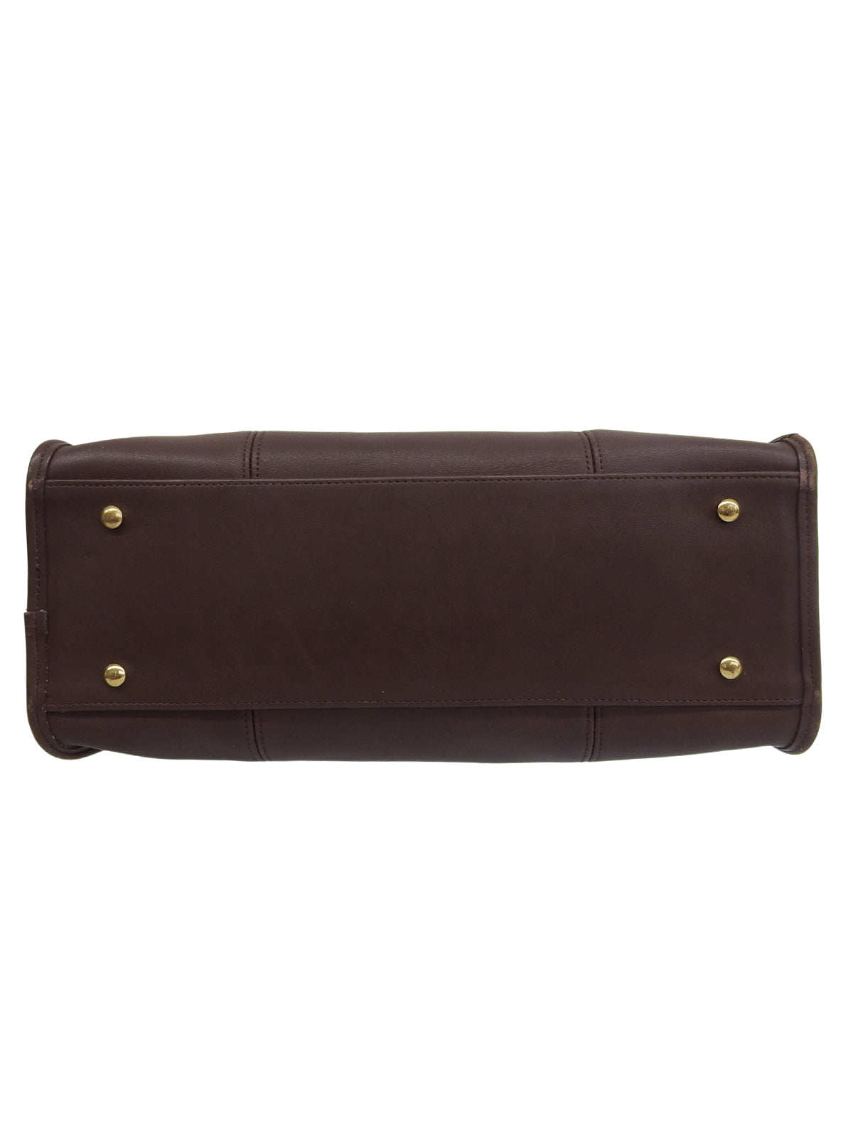 Logo Charm 2-Way Bag Brown