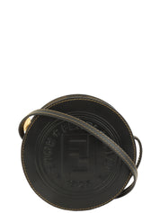 Pecan Round Shoulder Bag Black