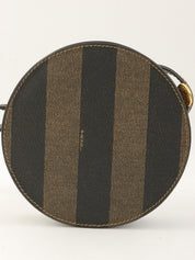 Pecan Round Shoulder Bag Black