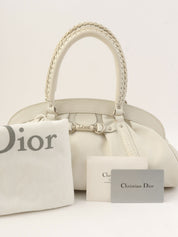 我的 Dior Frame 白色手提包