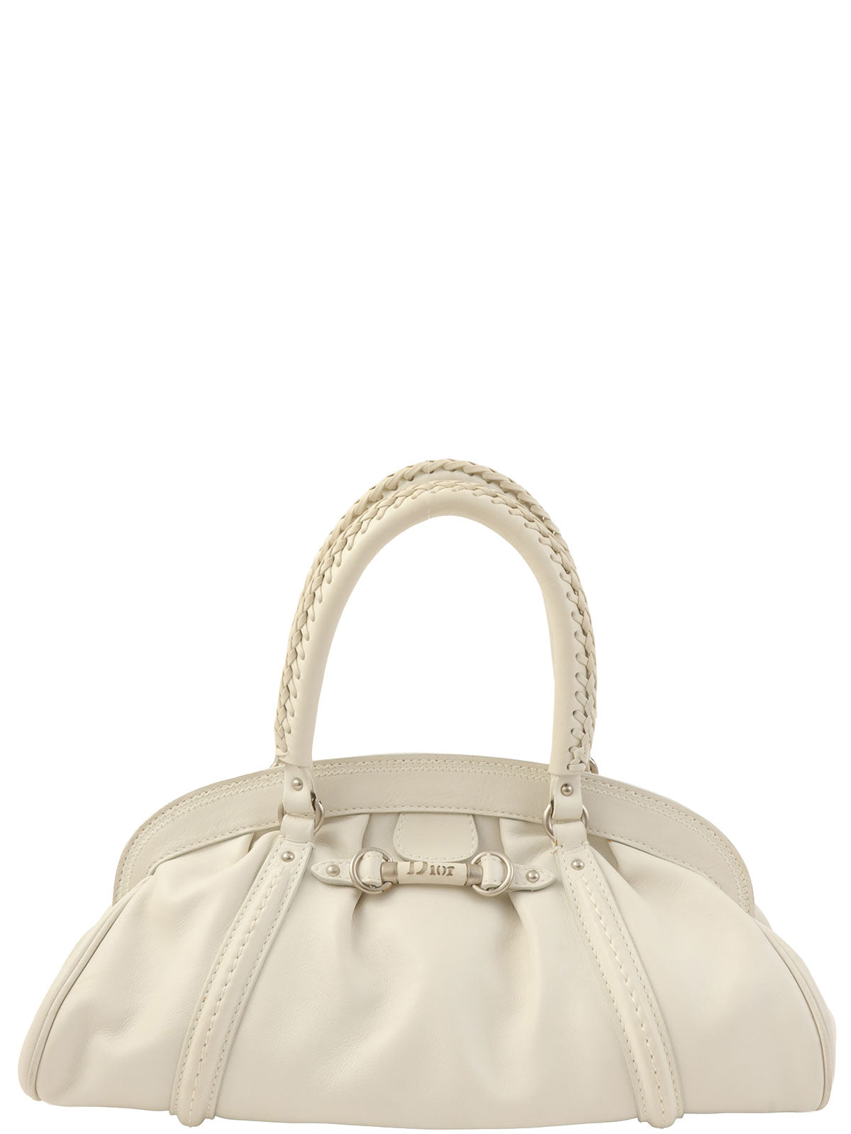 我的 Dior Frame 白色手提包