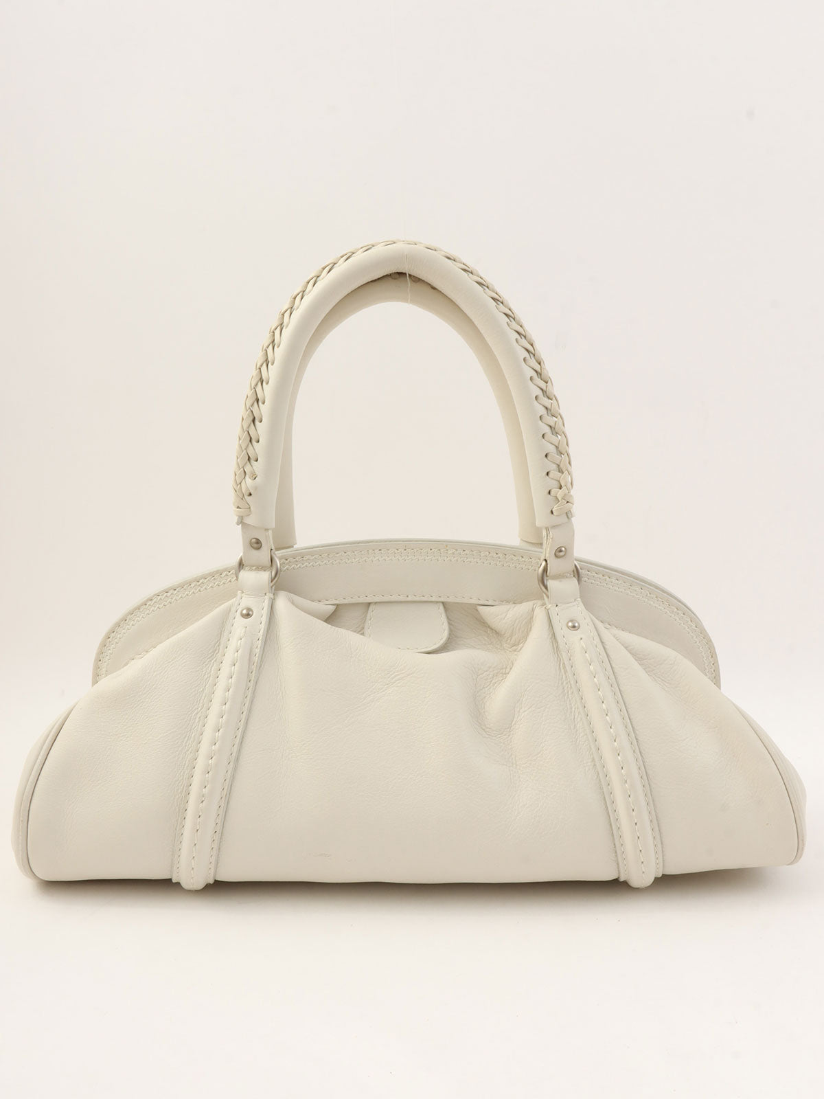 My Dior Frame Satchel Bag in White