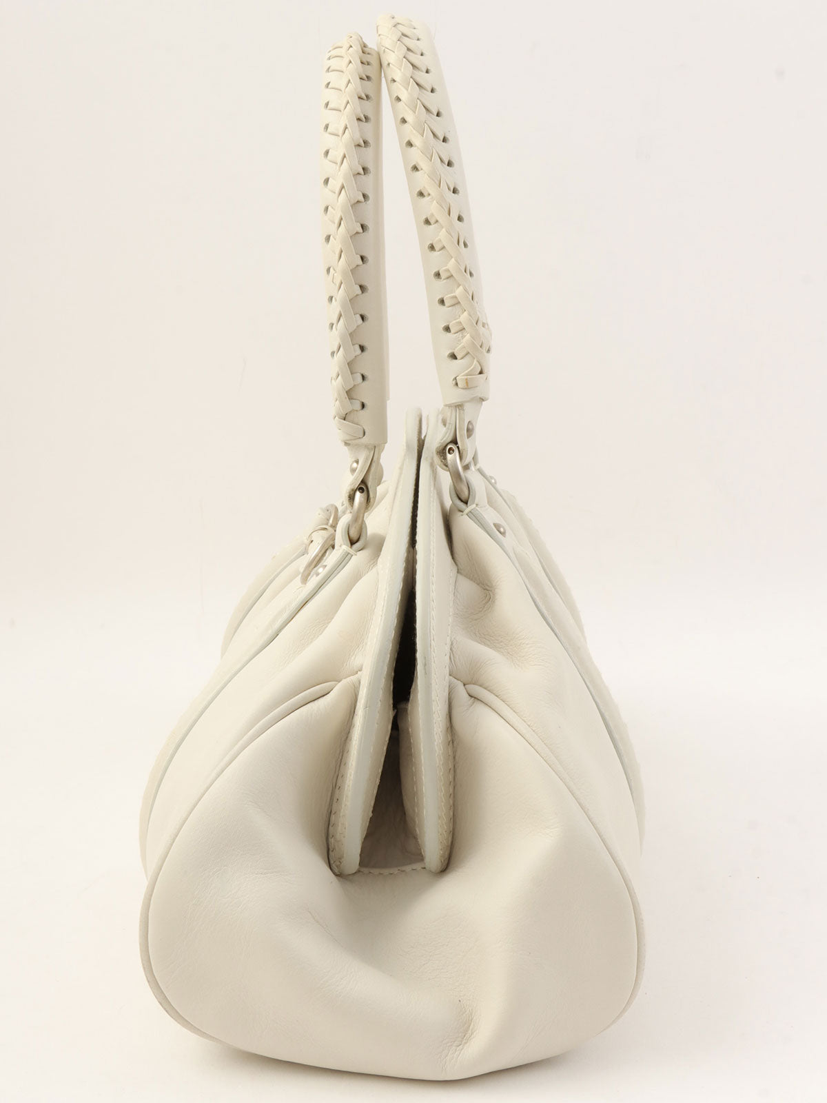 My Dior Frame Satchel Bag in White